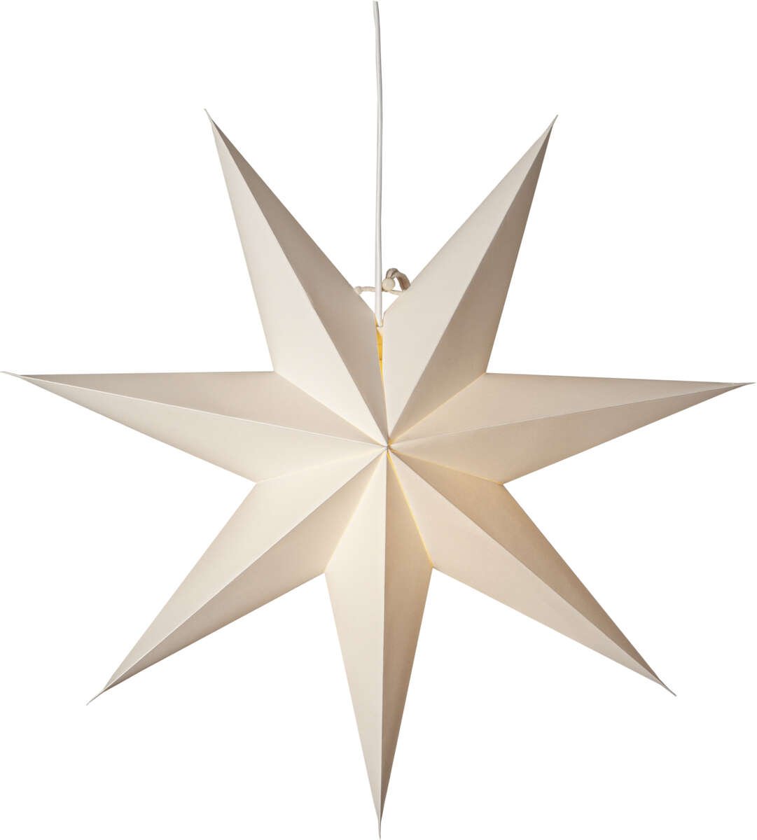 Star Trading Plain papirstjerne 45 cm hvit