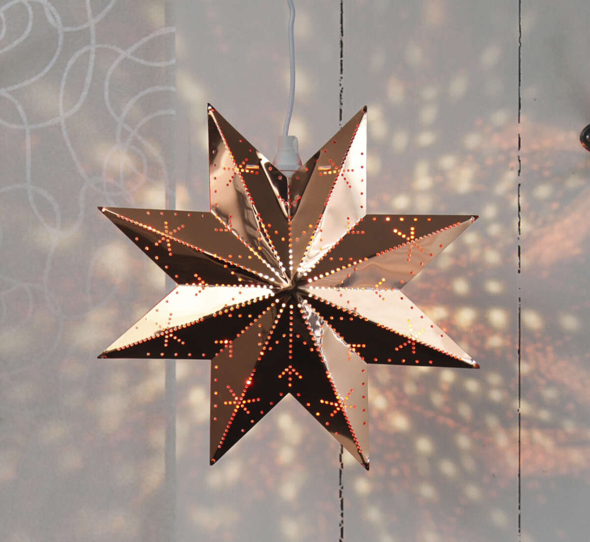 Star Trading Classic stjerne 45 cm kobber