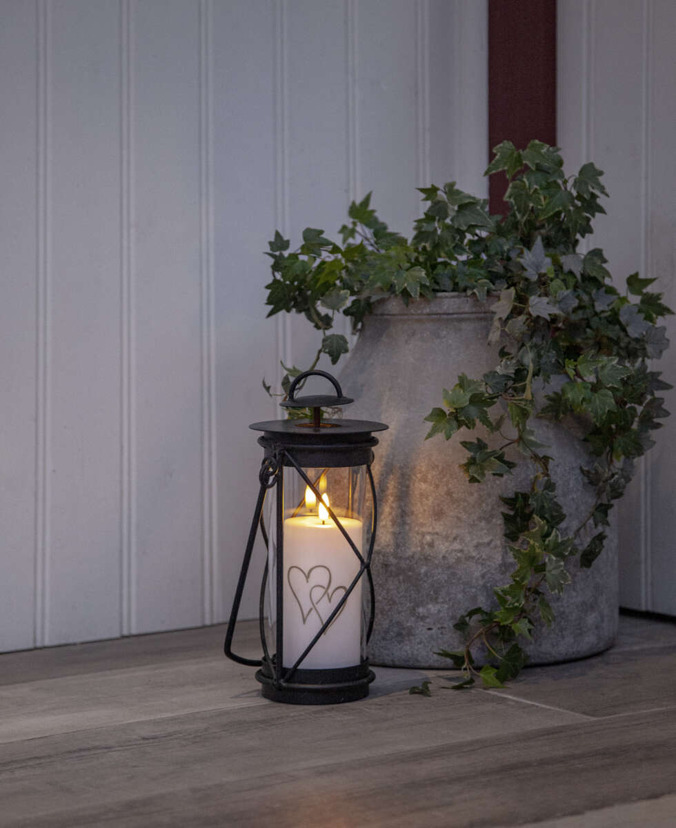 Flamme Heart kubbelys 14 cm