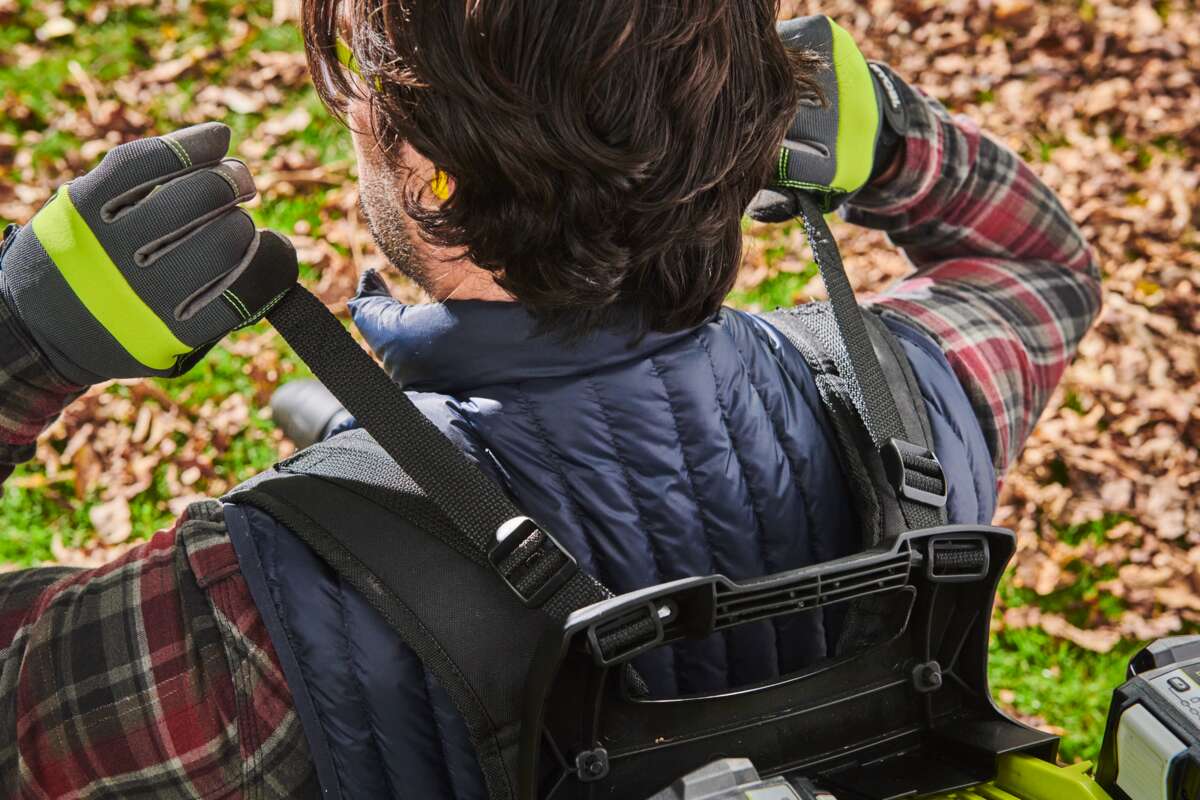 Ryobi Max Power RY36BPXB-0 Whisper™ ryggsekk løvblåser u/batteri