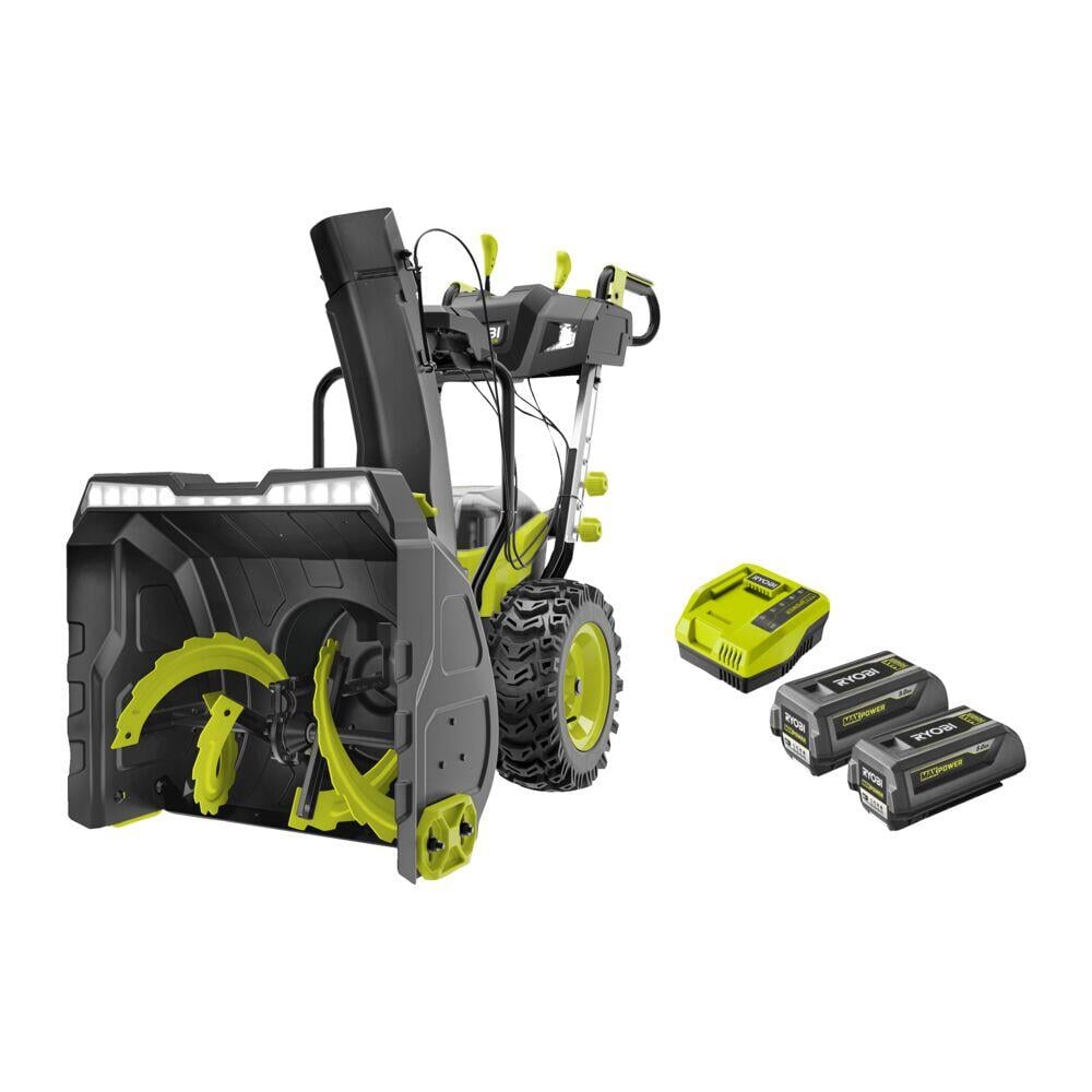 Ryobi Max Power RY36STX61A-250 snøfreser m/2 batterier