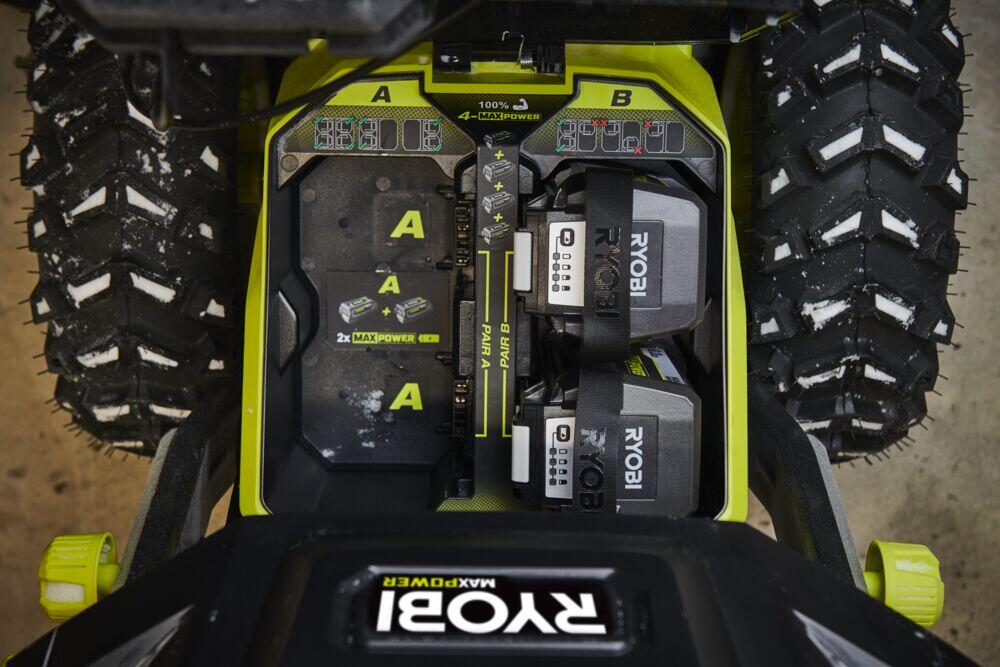 Ryobi Max Power RY36STX61A-250 snøfreser m/2 batterier