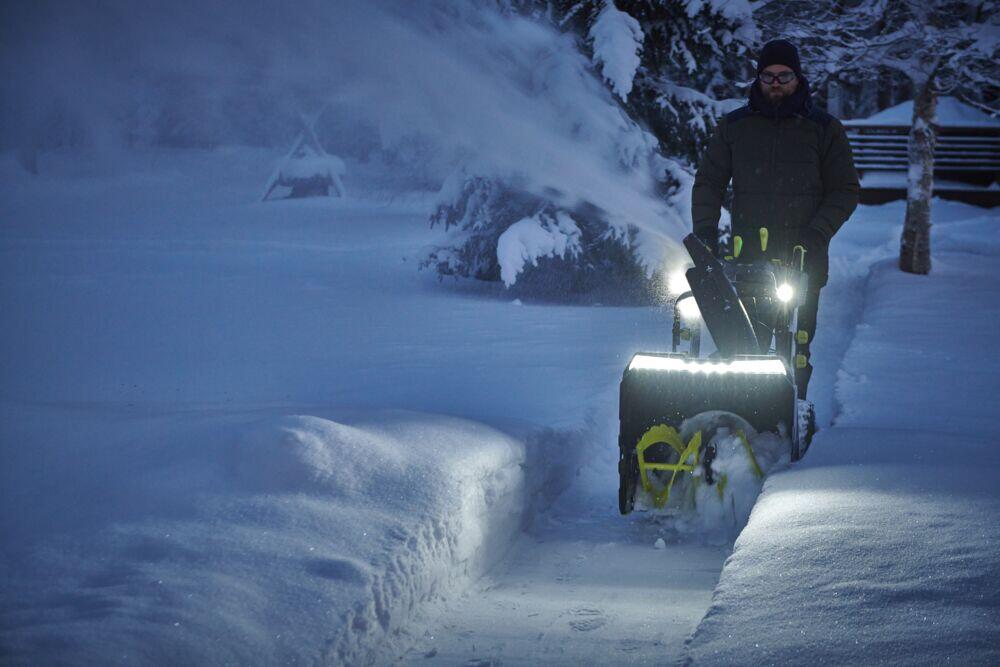 Ryobi Max Power RY36STX61A-250 snøfreser m/2 batterier