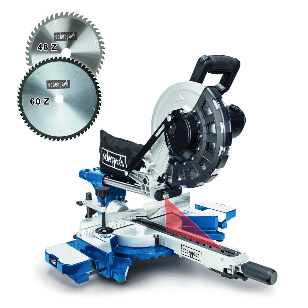 Scheppach HM254 2000W kapp- og gjærsag