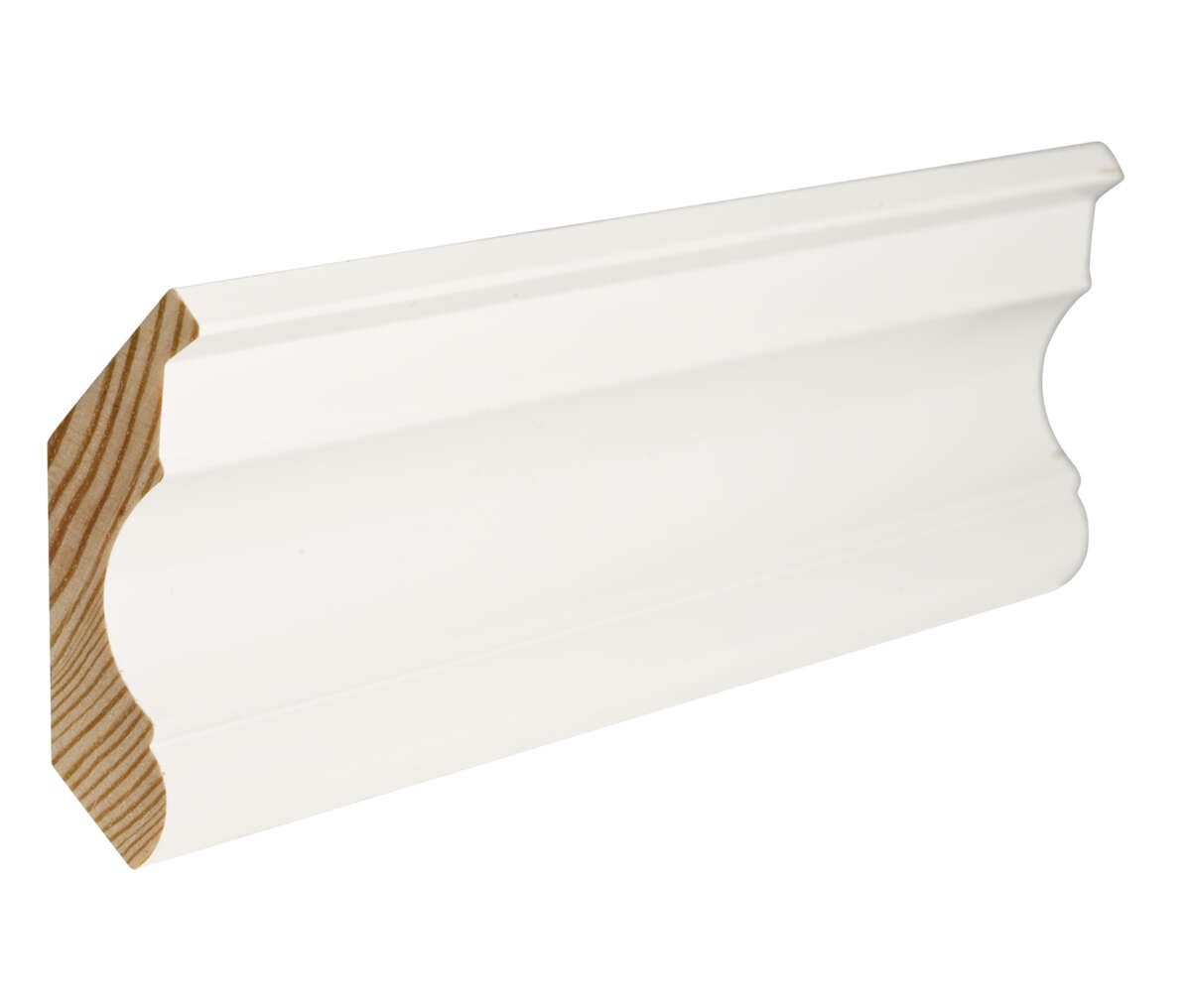 Combiwood 16x70x4400 CW363 taklist malt i Klassisk hvit