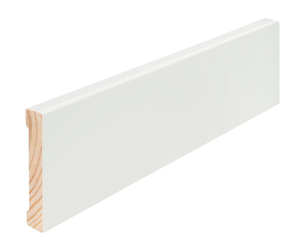 Combiwood 15x95x4400 gulvlist rund malt