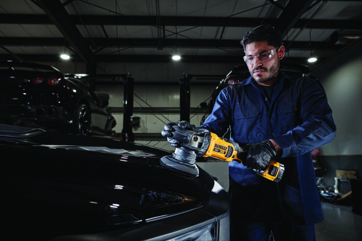 DEWALT Poleringsmaskin 18V, børsteløs motor, 125mm