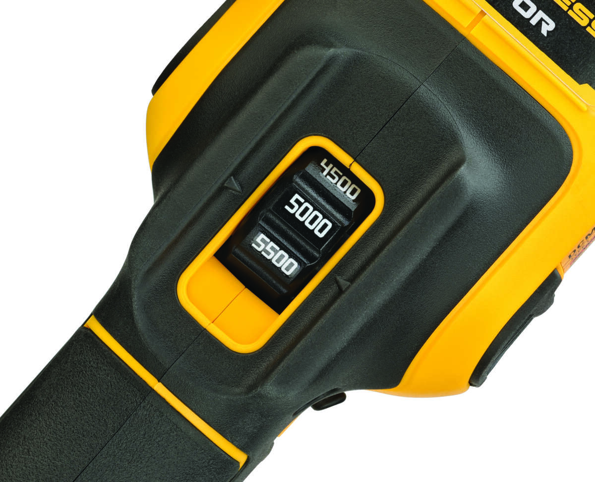 DEWALT Poleringsmaskin 18V, børsteløs motor, 125mm