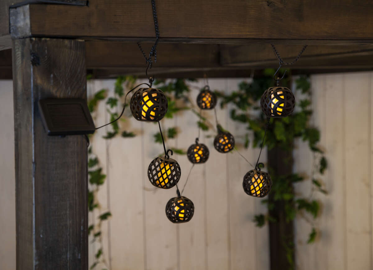 Flame solcelle LED-slynge