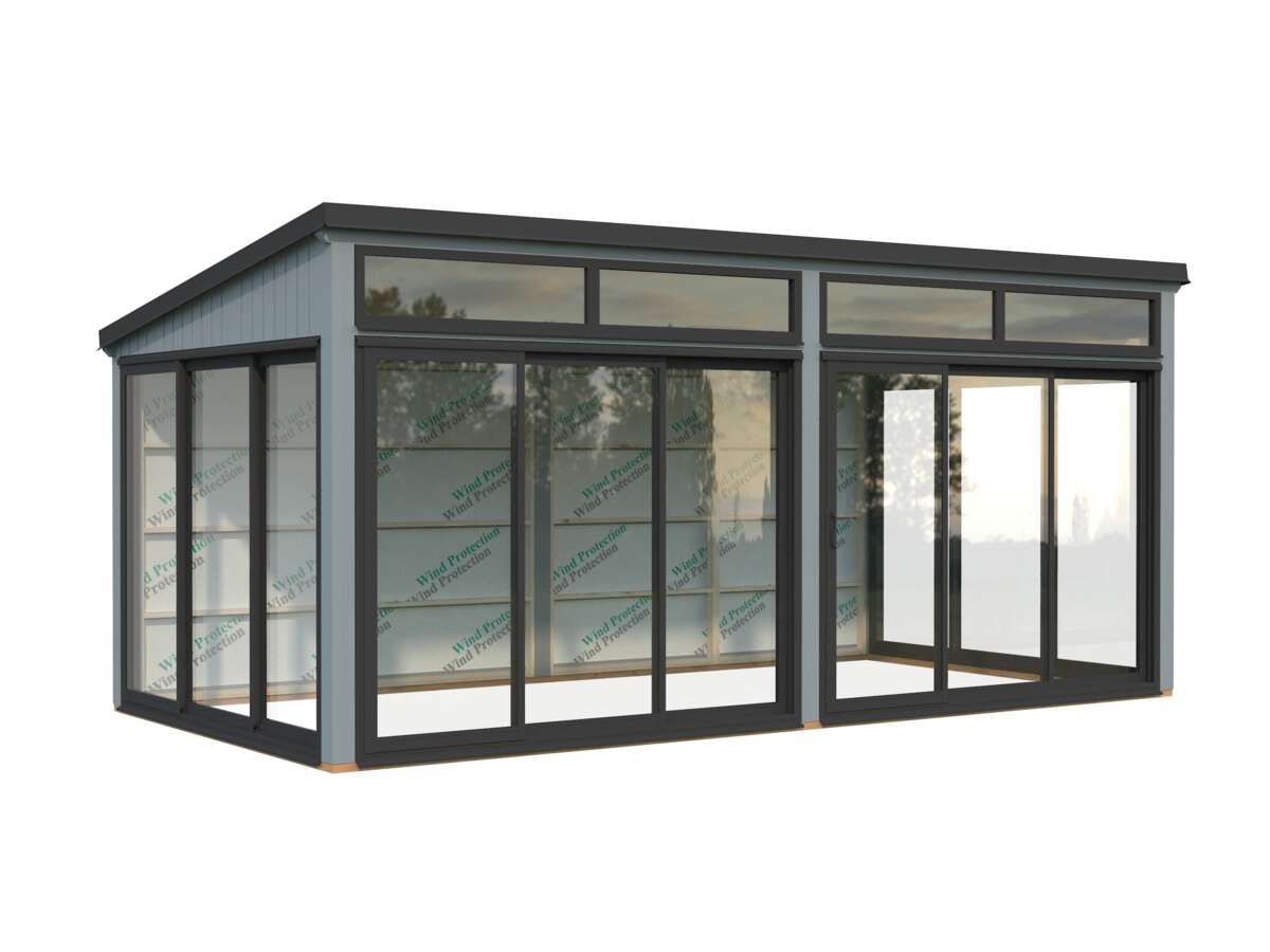 Palmako Saga Slide Plus hagestue 16.2 m2