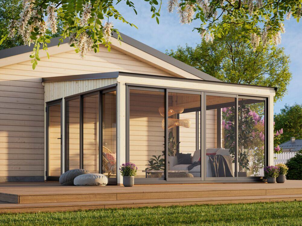 Palmako Lumi Slide hagestue 16.6 m2