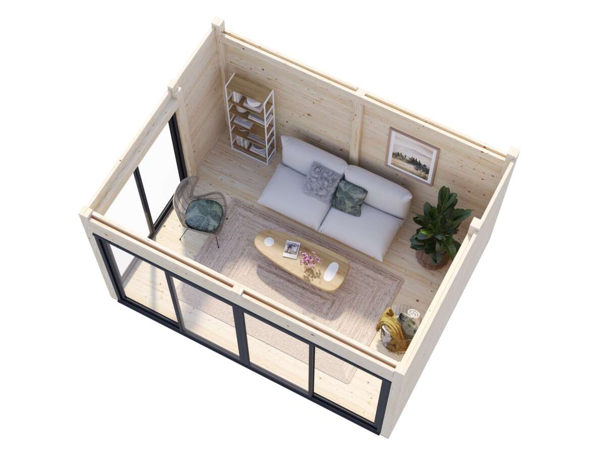 Palmako Serena 1 Slide Plus hagestue 12.6 m2