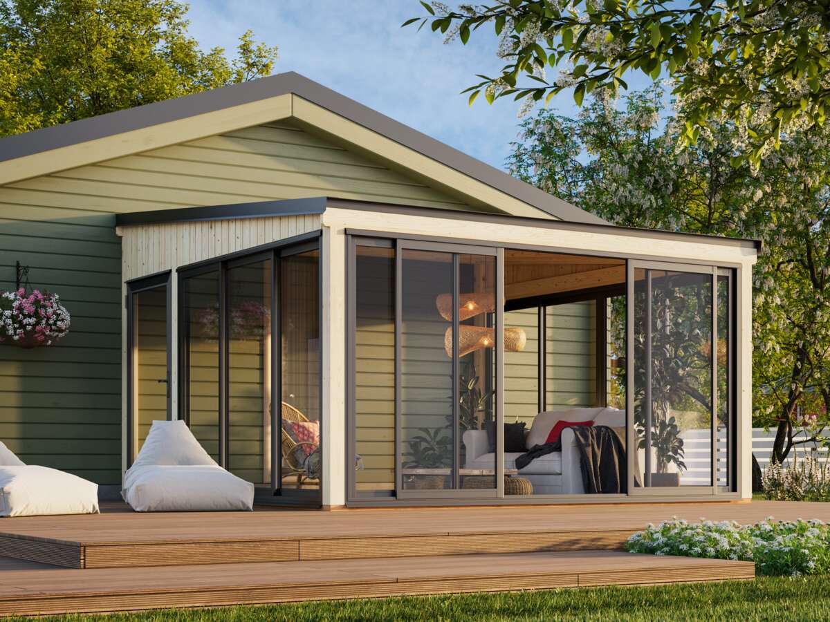 Palmako Lumi Slide Plus hagestue 16.6 m2