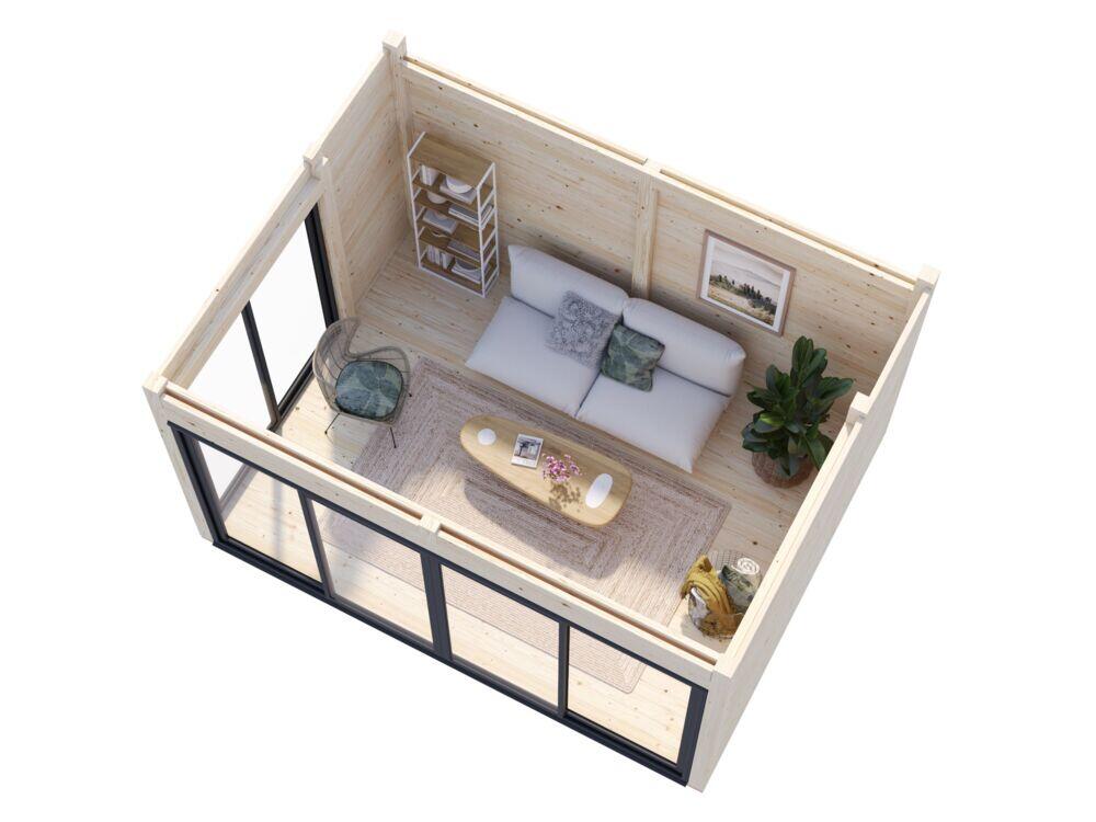 Palmako Serena 1 Slide hagestue 12.6 m2