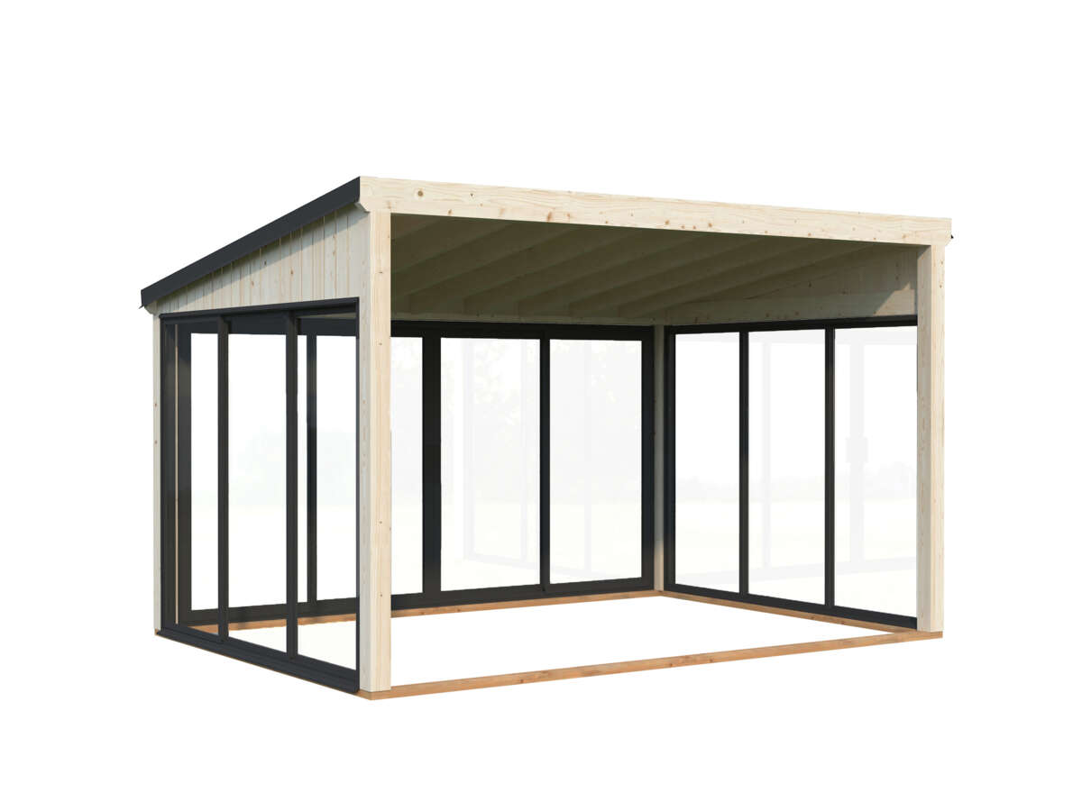 Palmako Lumi Slide Plus hagestue 11.6 m2
