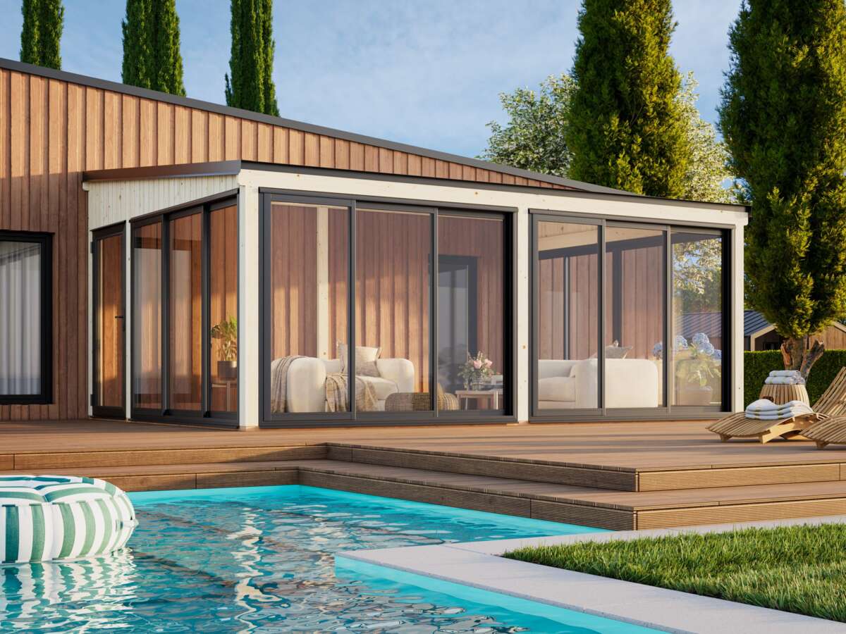 Palmako Lumi Slide hagestue 23.3 m2