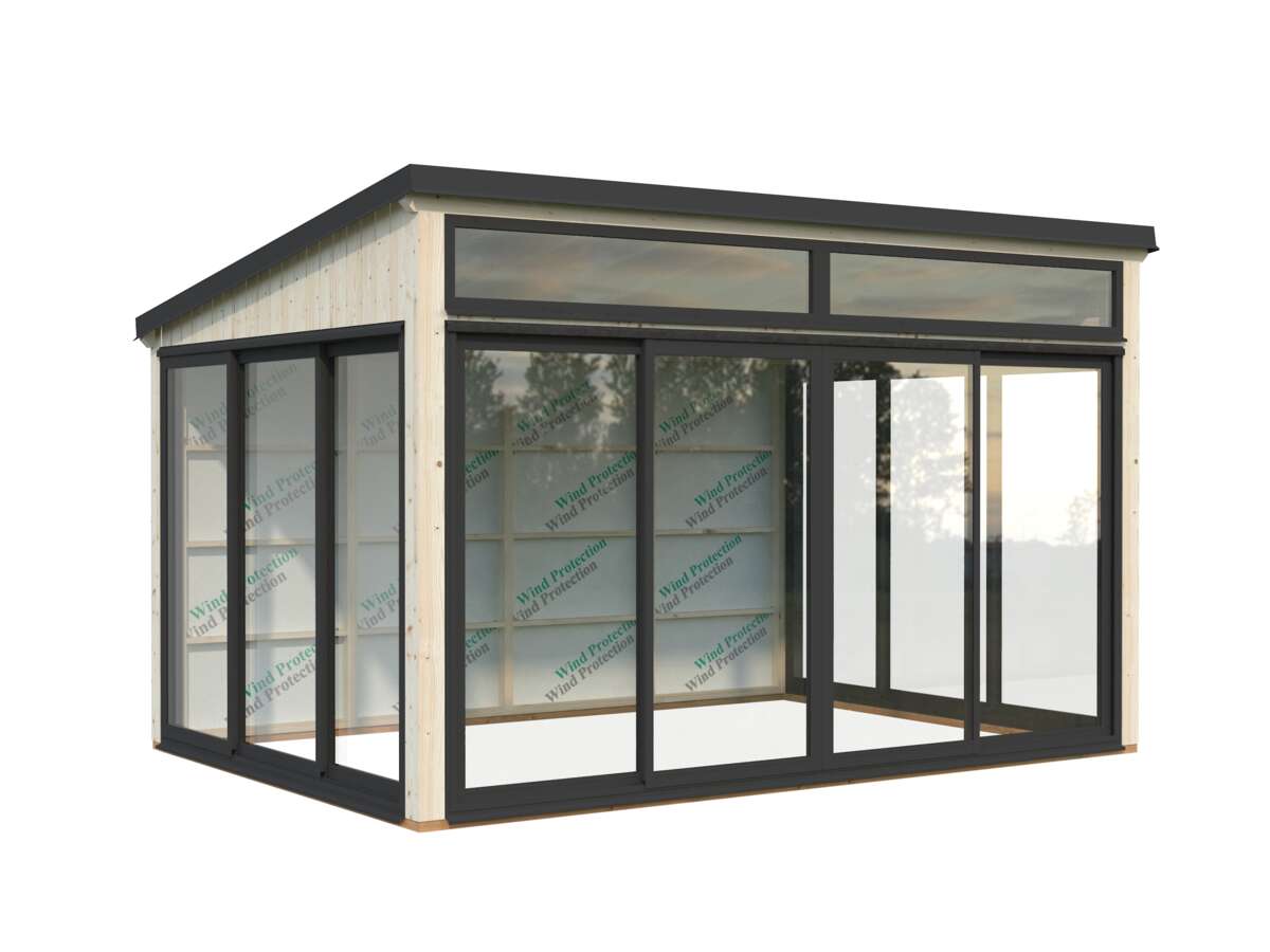 Palmako Saga Slide Plus hagestue 11.6 m2