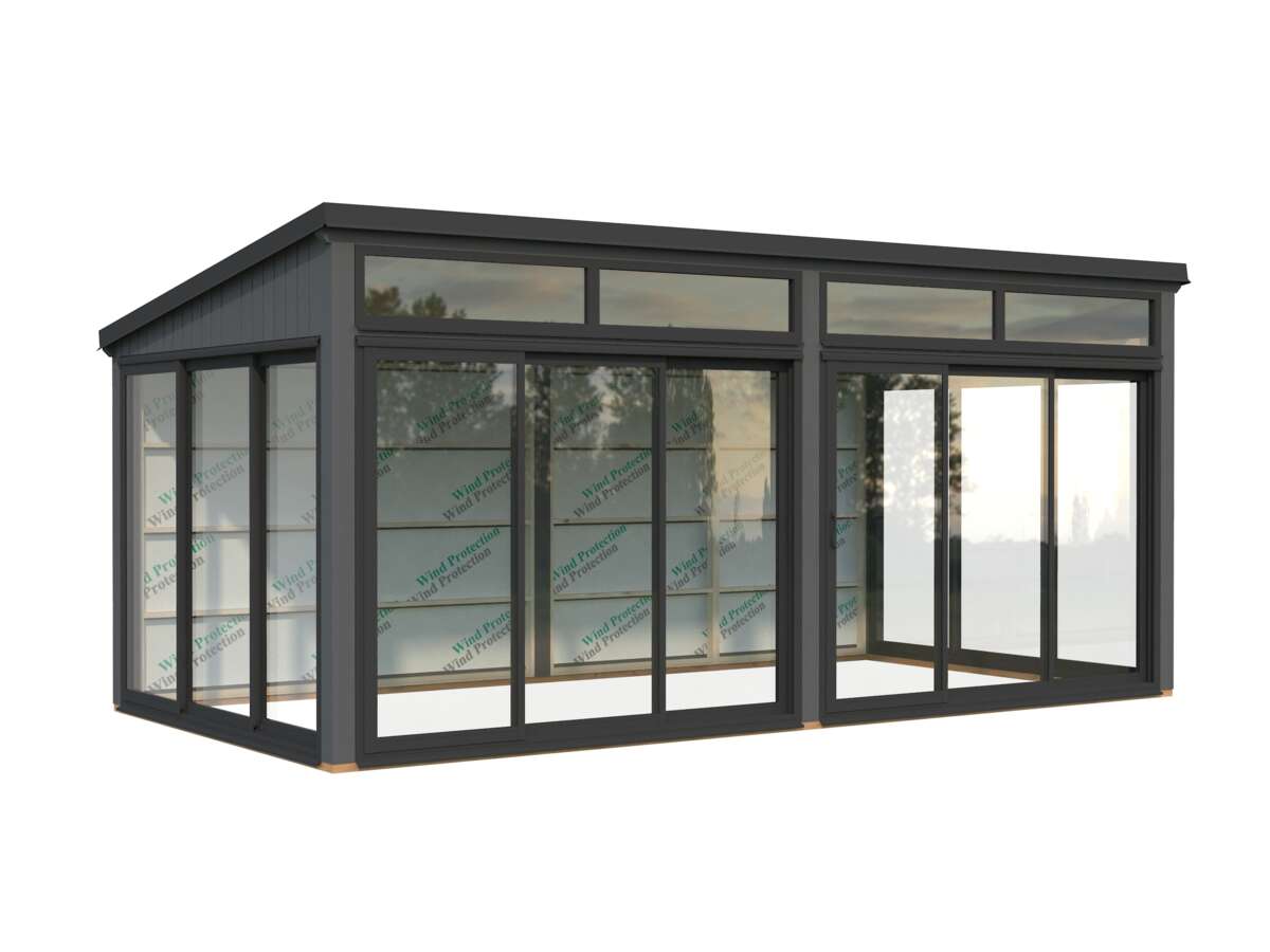 Palmako Saga Slide Plus hagestue 16.2 m2