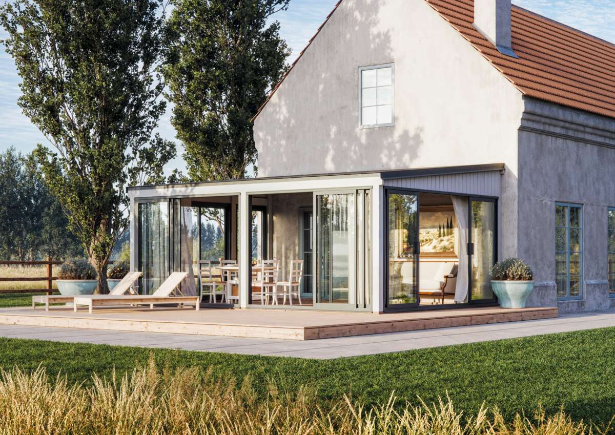 Palmako Lumi Slide Plus hagestue 23,3 m2