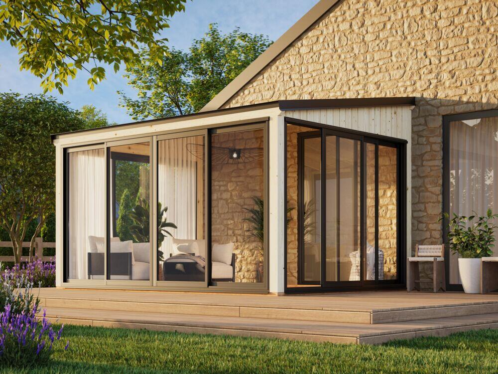 Palmako Lumi Slide Plus hagestue 11.6 m2