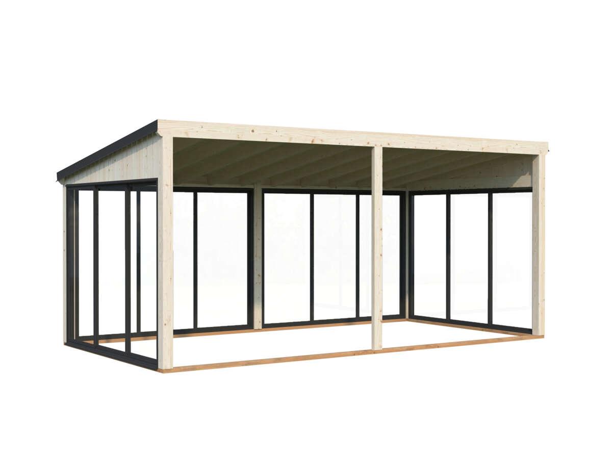 Palmako Lumi Slide Plus hagestue 16.2 m2