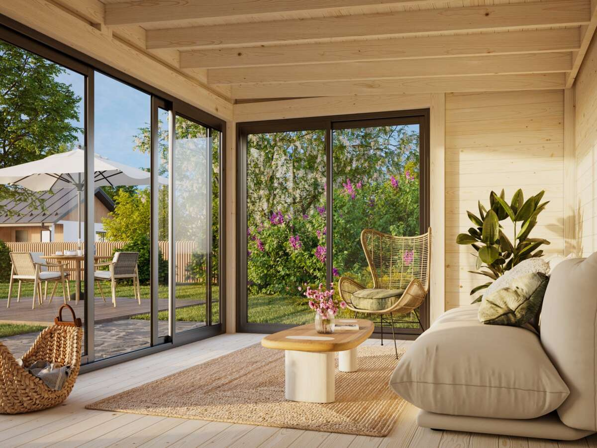 Palmako Serena 1 Slide hagestue 12.6 m2