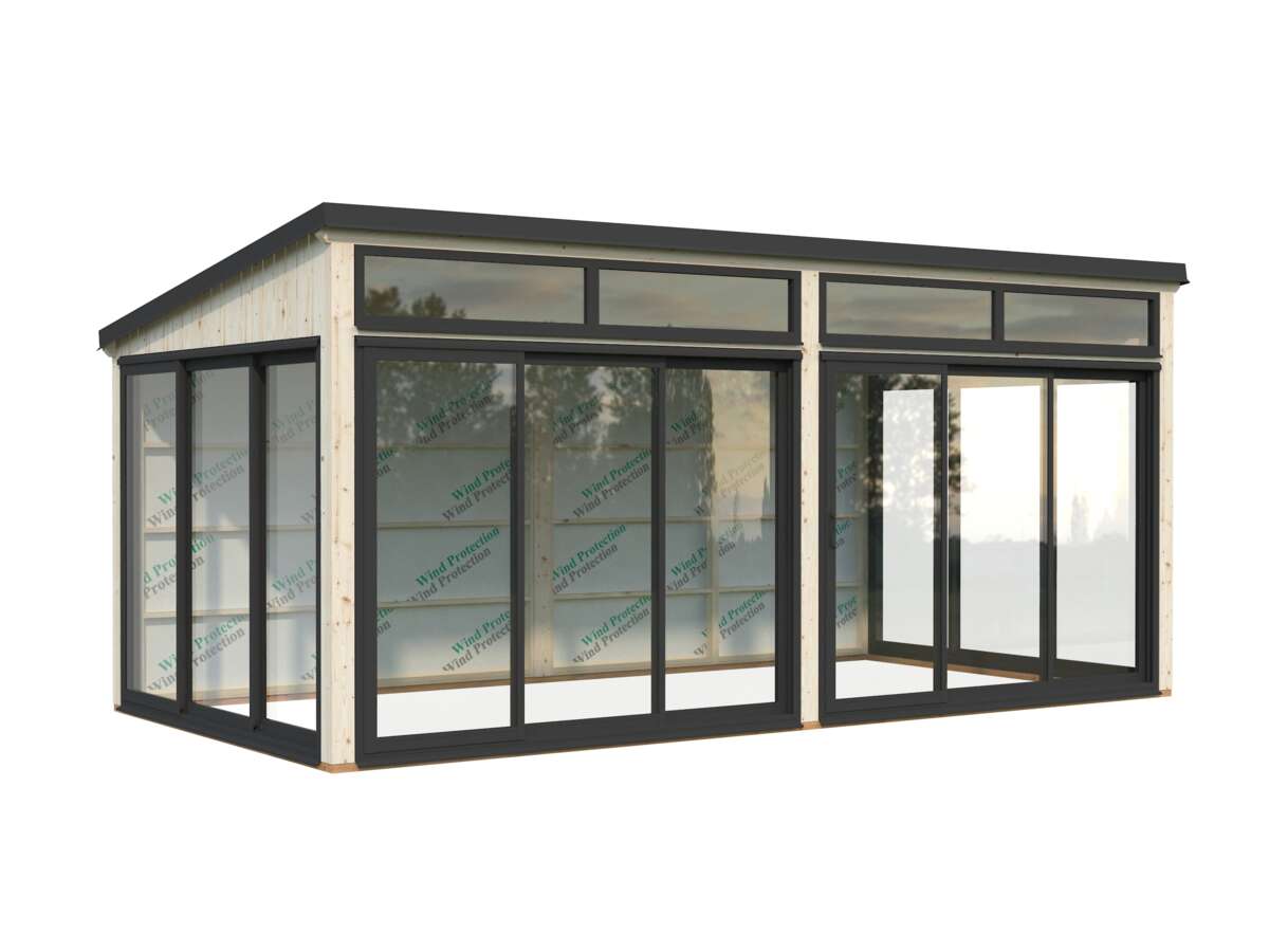 Palmako Saga Slide Plus hagestue 16.2 m2