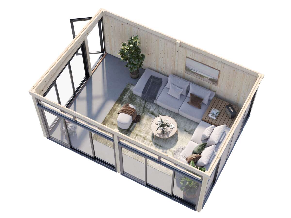 Palmako Saga Slide hagestue 23.3 m2