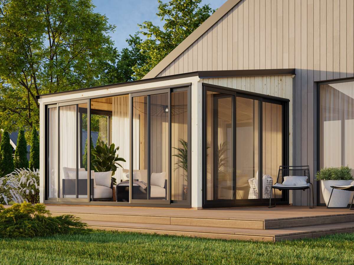 Palmako Lumi Slide hagestue 11.6 m2