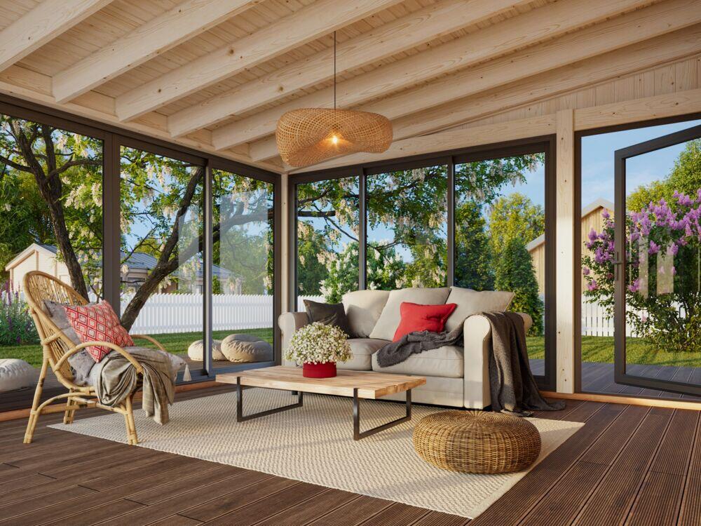 Palmako Lumi Slide hagestue 16.6 m2