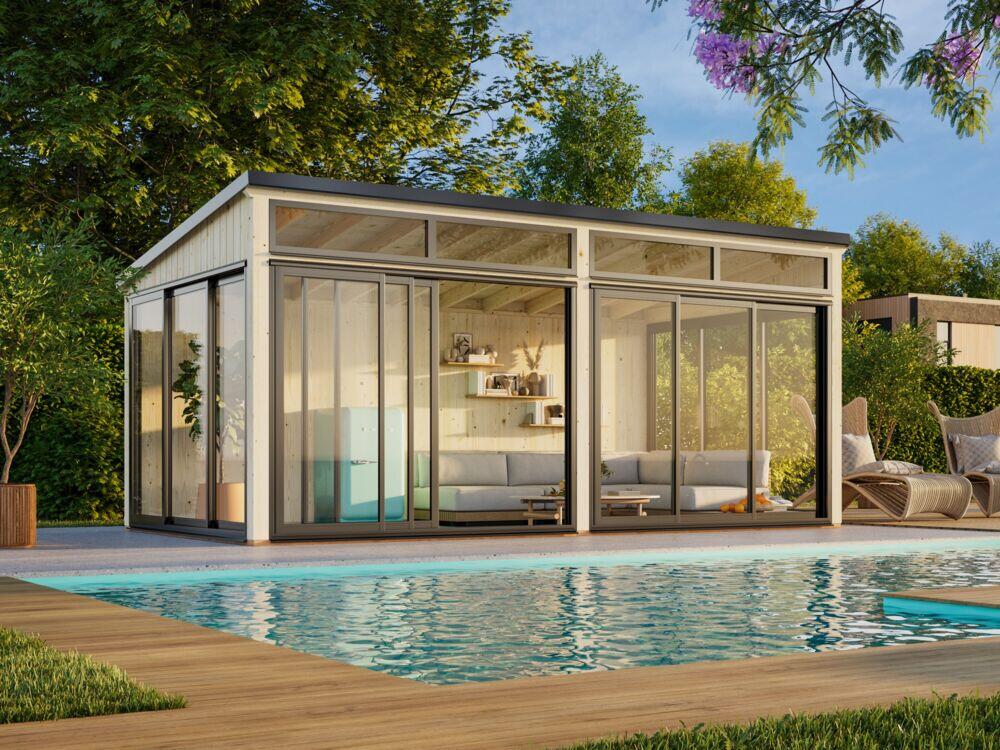 Palmako Saga Slide Plus hagestue 16.2 m2