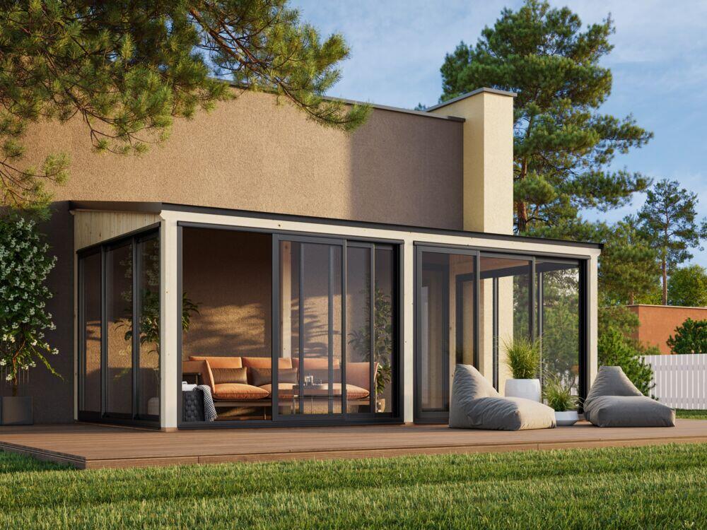 Palmako Lumi Slide hagestue 16.2 m2