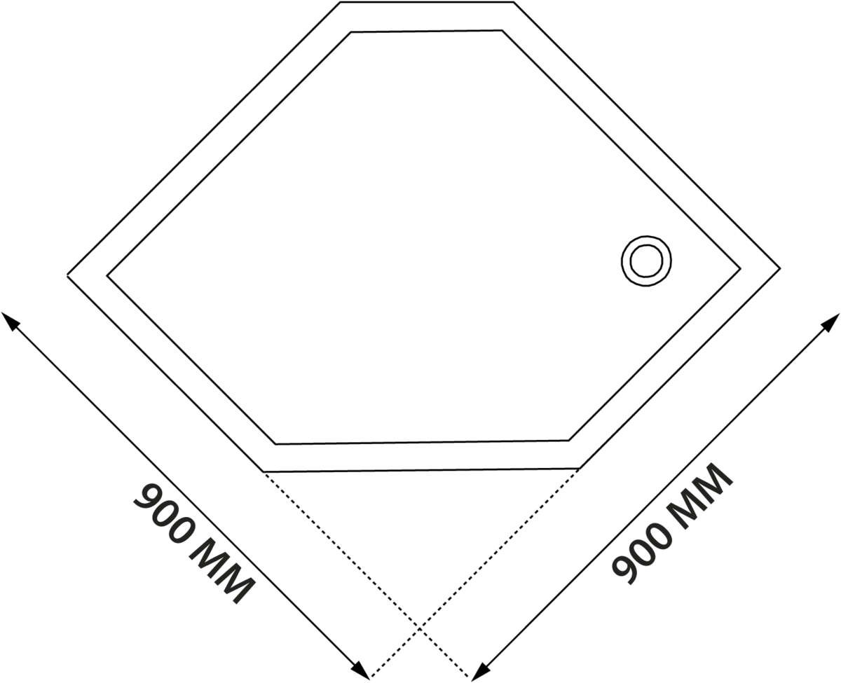 Duxa Skagen dusjkabinett