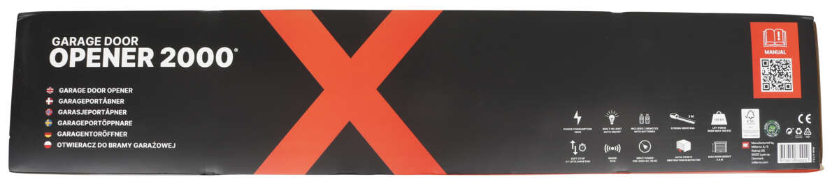 Millarco 800 N garasjeportåpner med fjernkontroll