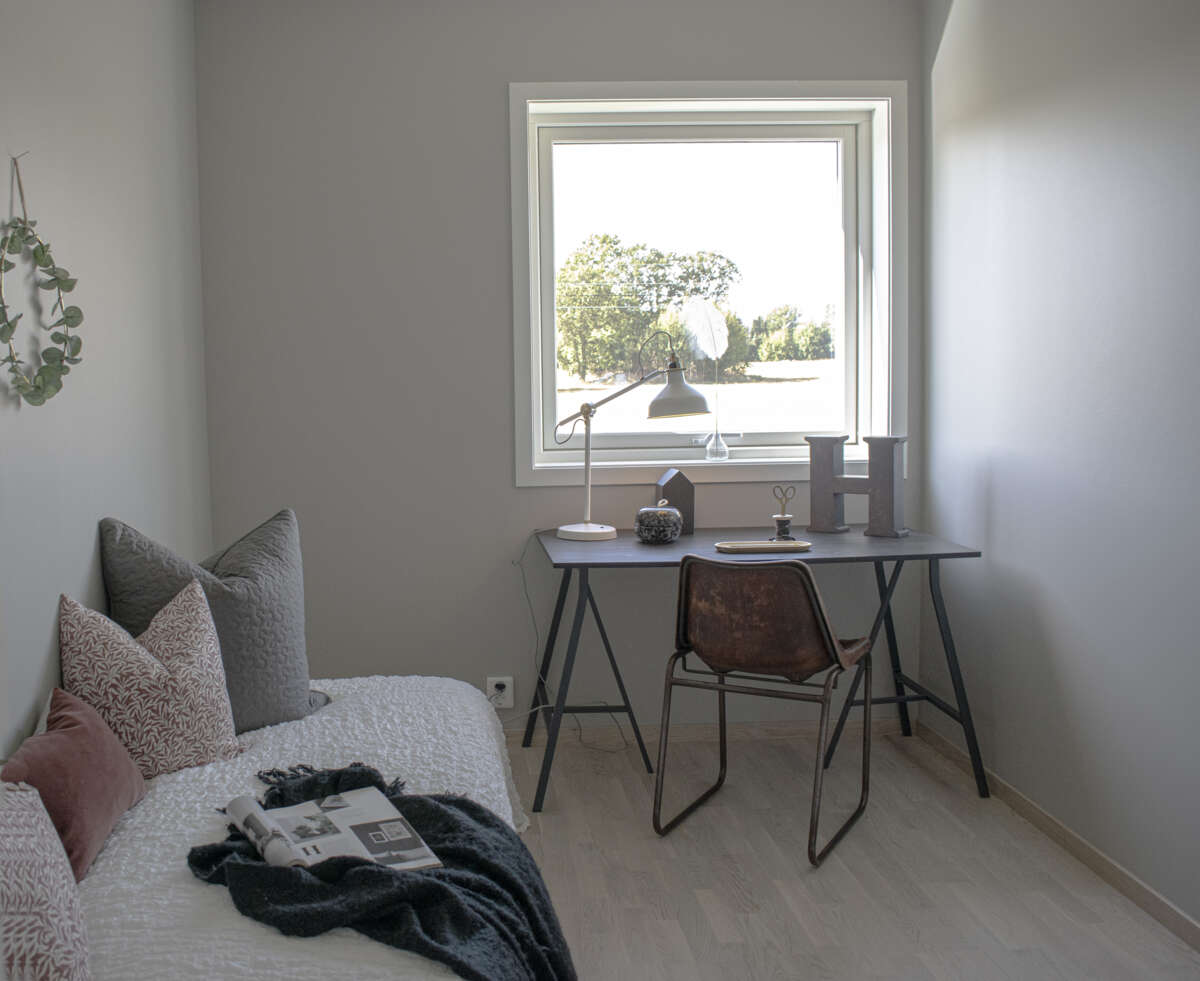 Combiwood 12x69 mm vindussett karmlist rund malt i Bomull