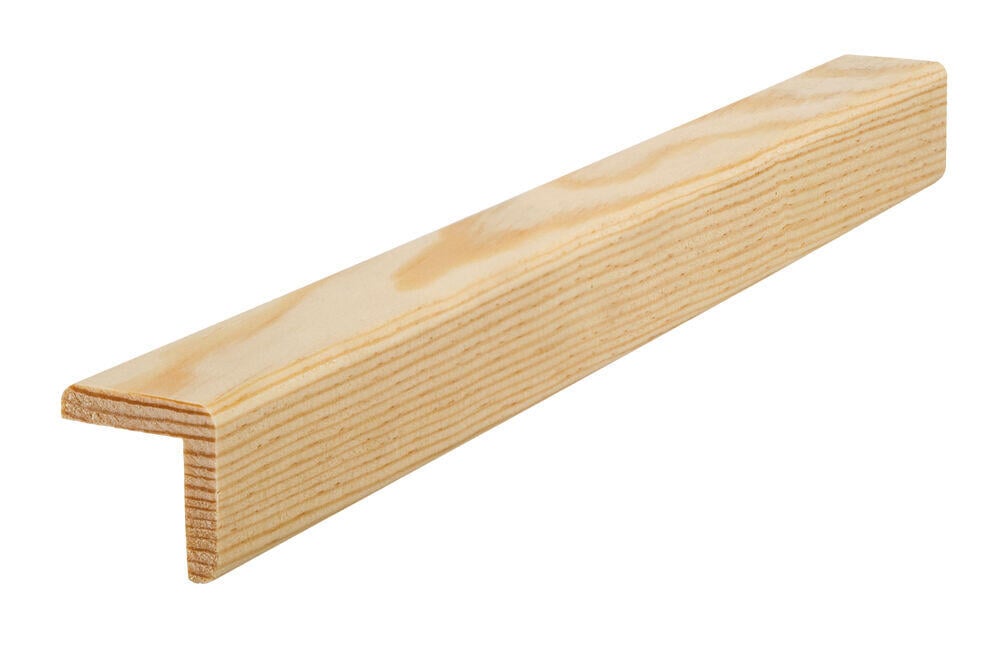 Combiwood 33x33x2700 vinkellist malt/ubehandlet