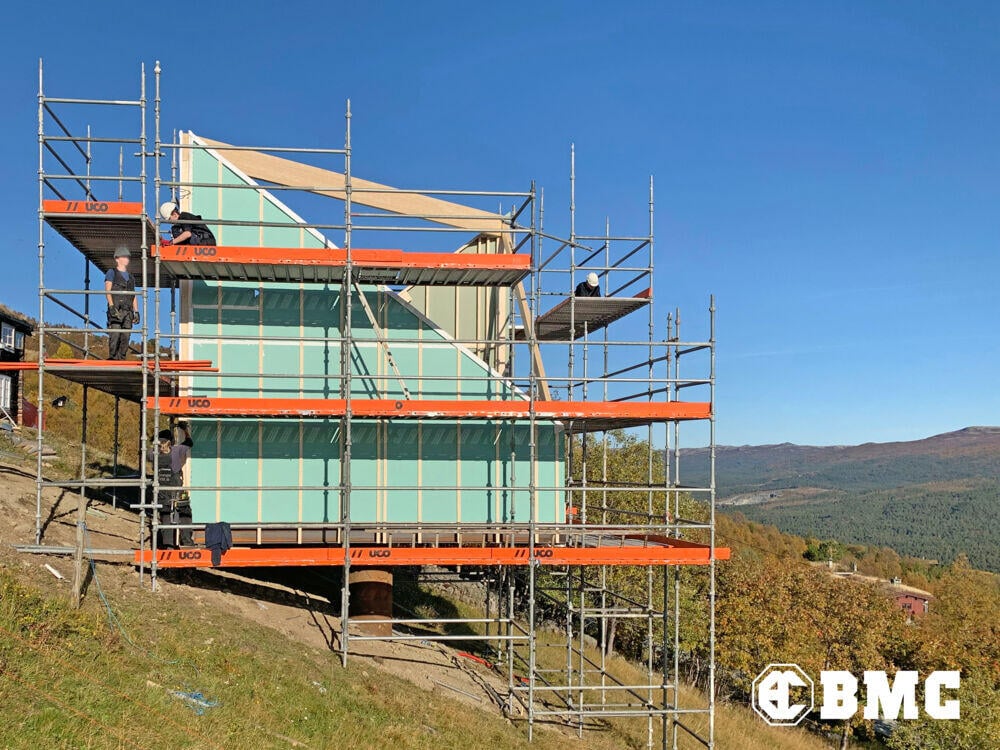 Gipsplate GU 9,5x1200x2700 mm utvendig