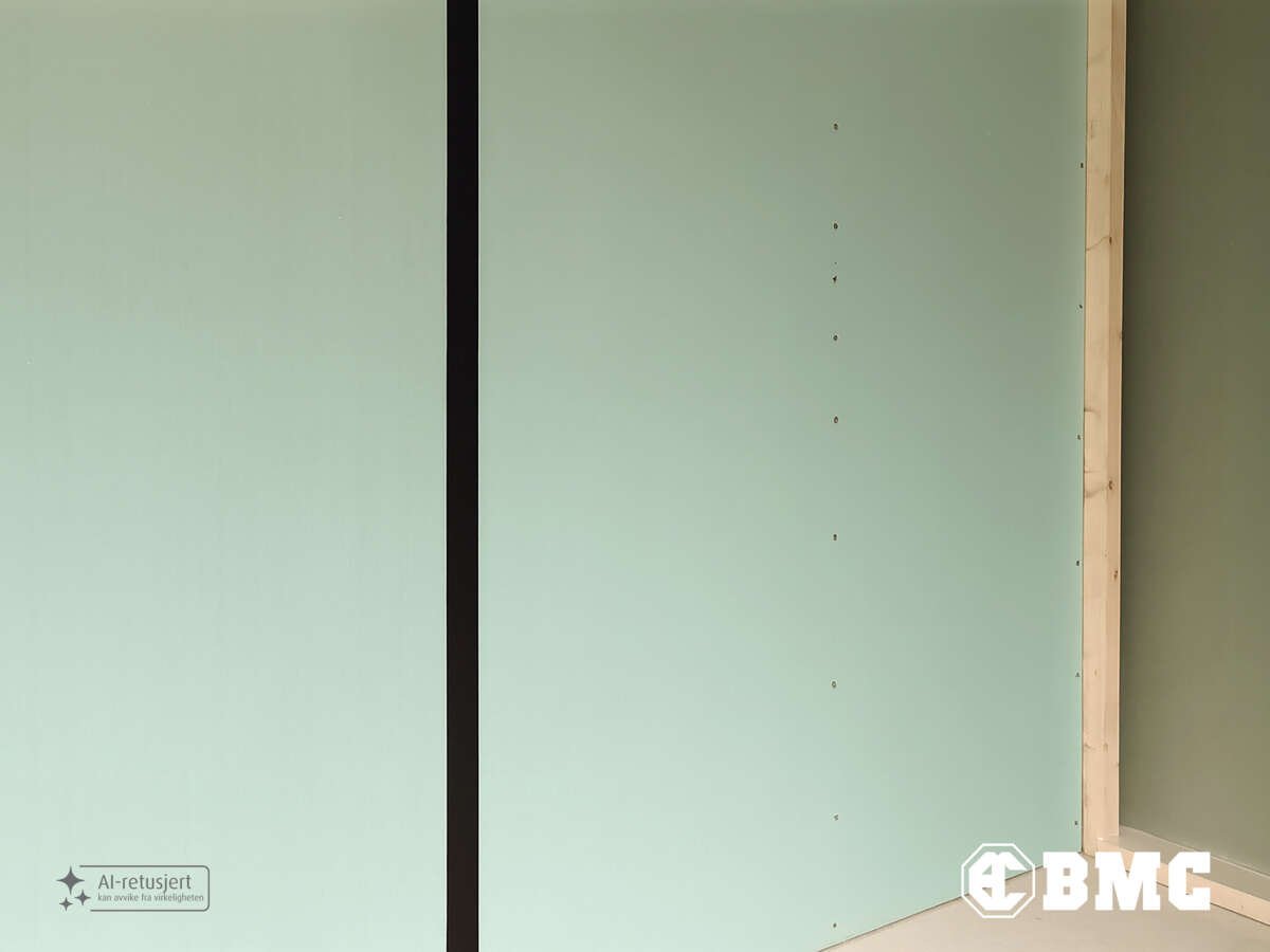 Gipsplate GU 9,5x1200x2700 mm utvendig