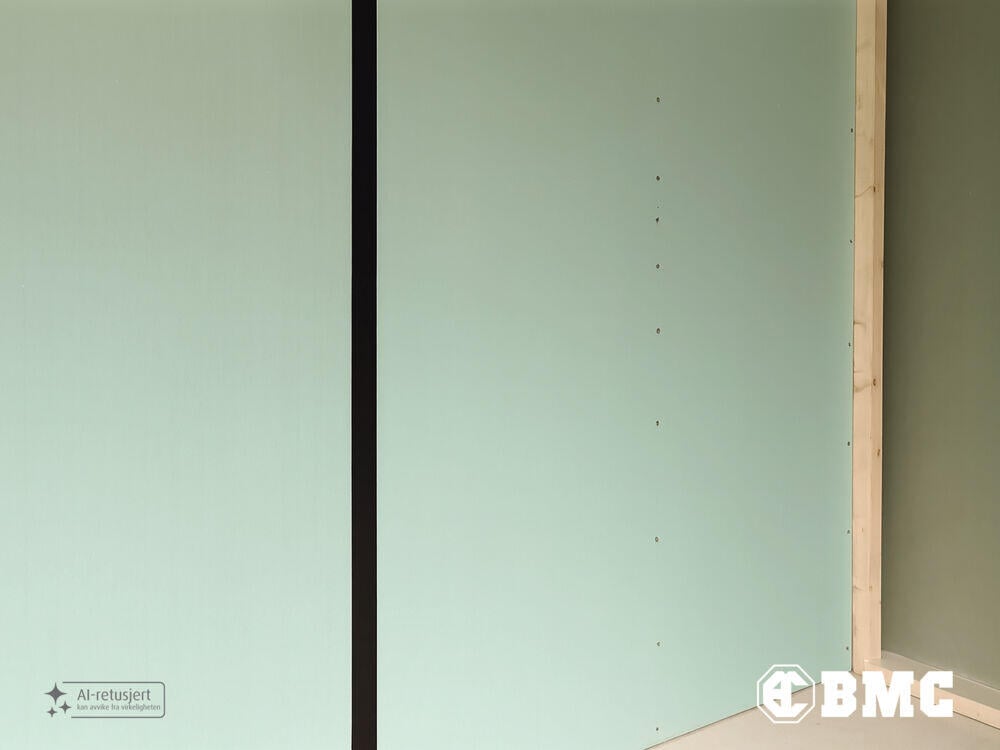 Gipsplate GU 9,5x1200x2400mm utvendig