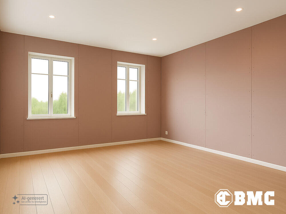 Gipsplate Brann 15x1200x2700 mm innvendig