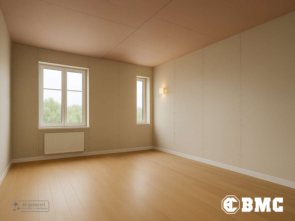 Gipsplate Brann 15x1200x2500 mm innvendig