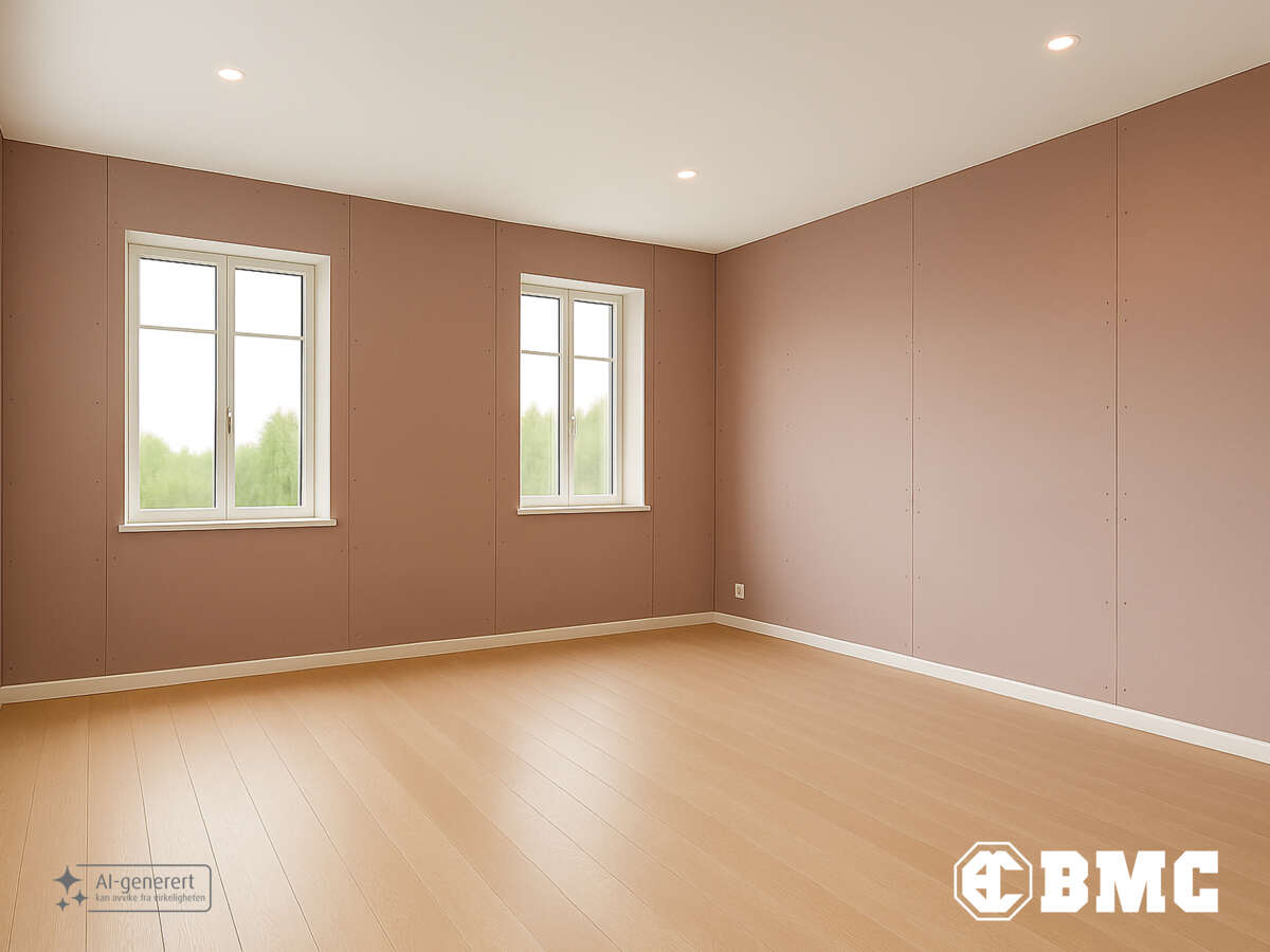 Gipsplate Brann 15x1200x3000 mm innvendig