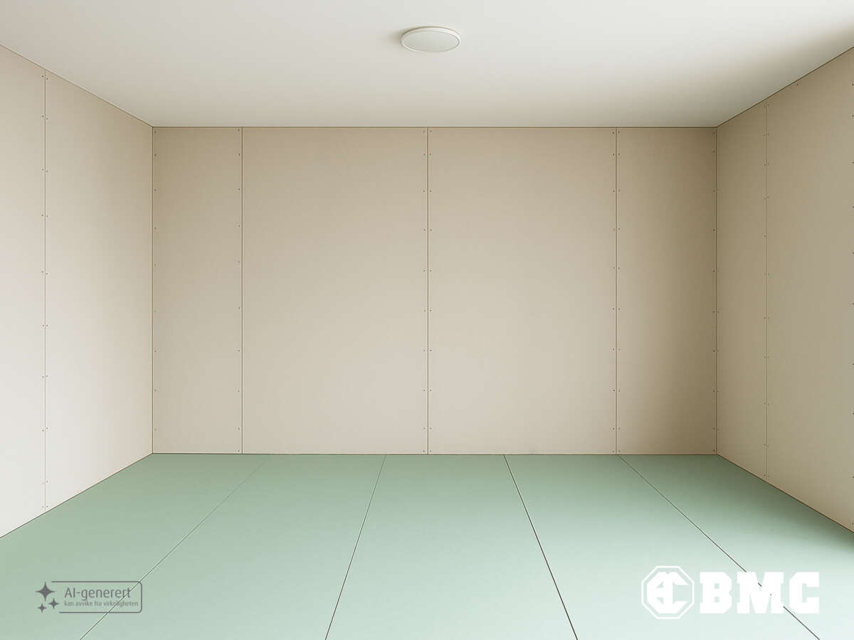 Gipsplate Gulv 12,5x600x2400mm innvendig