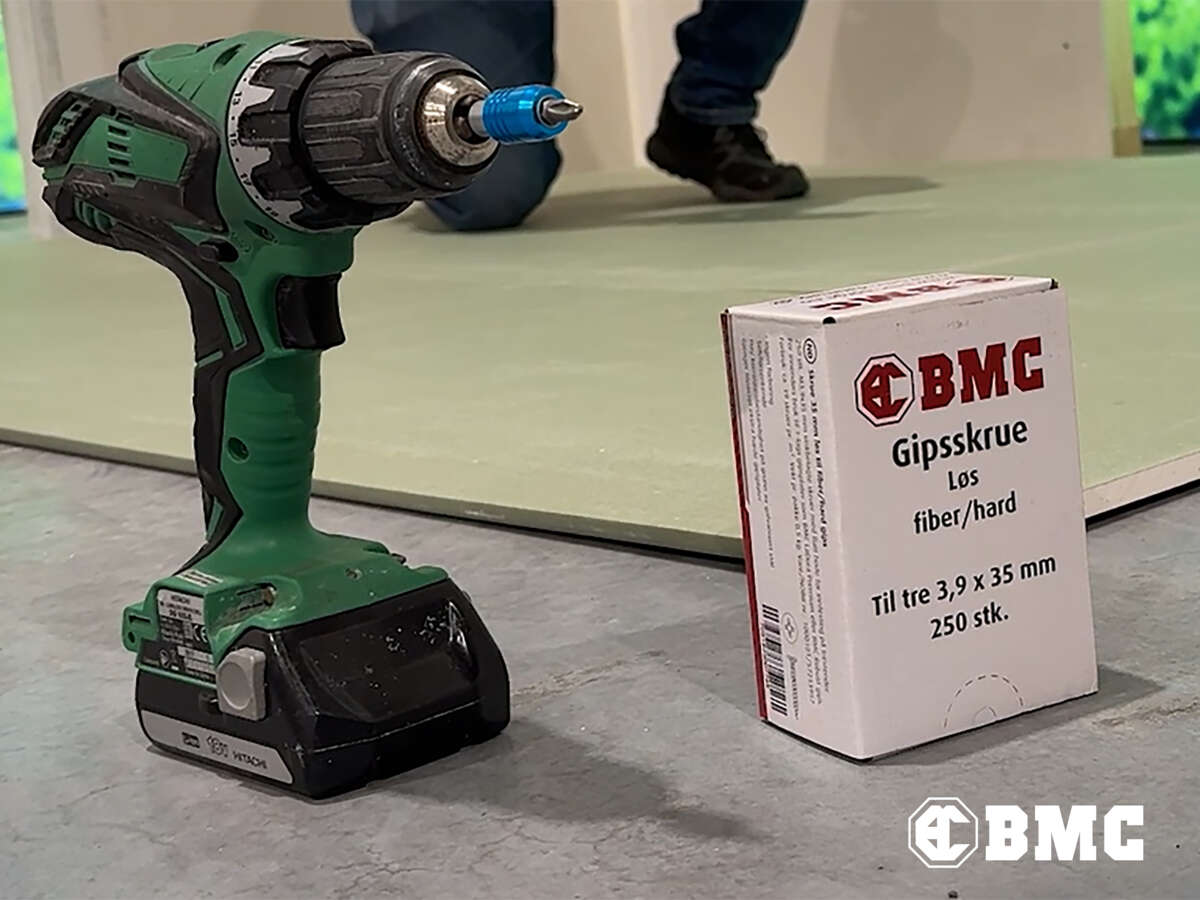 Gipsplate Gulv 12,5x600x2400mm innvendig