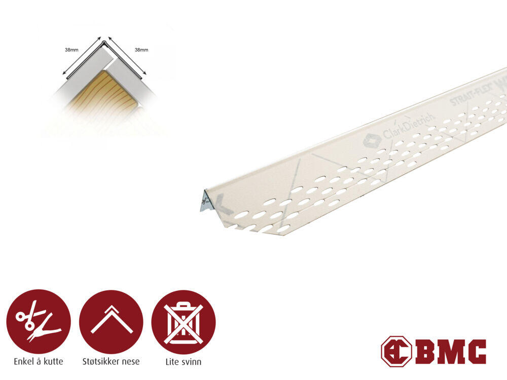 Wet-Stick hjørneprofil gips