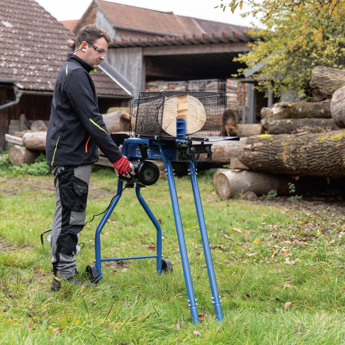 Scheppach HL570LS hydraulisk vedkløyver