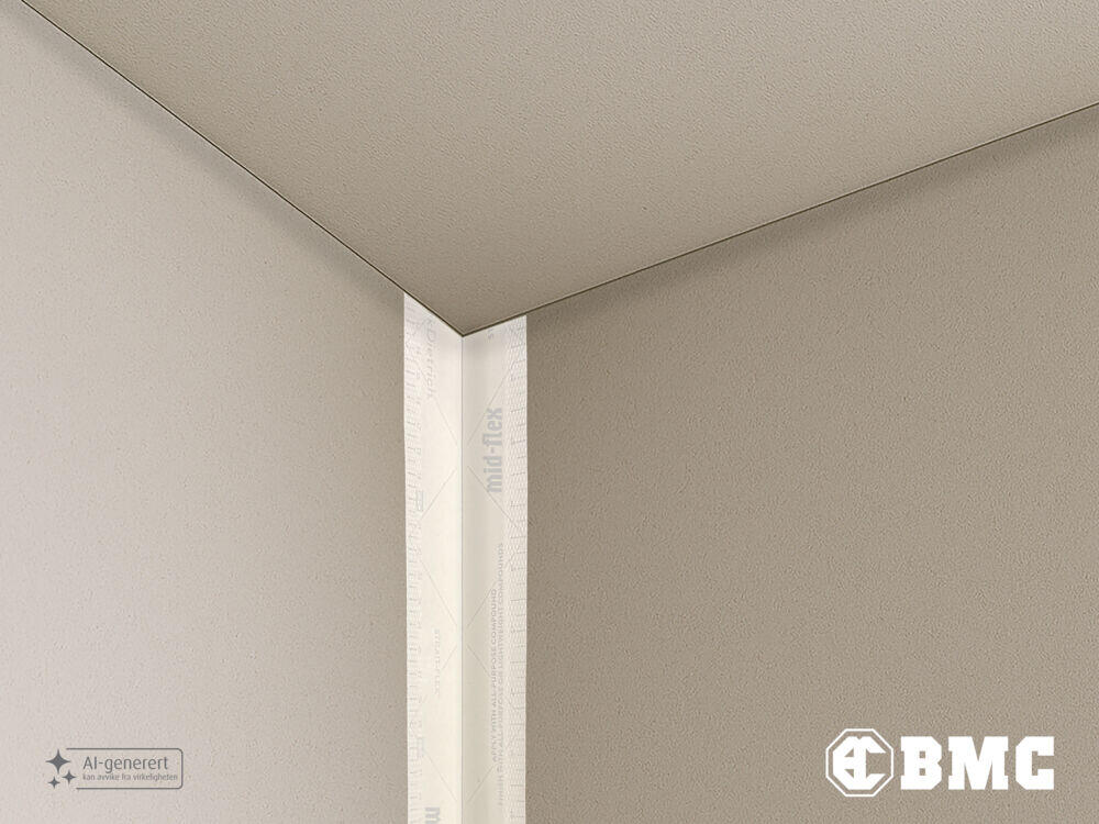 Mid-Flex hjørneprofil gips