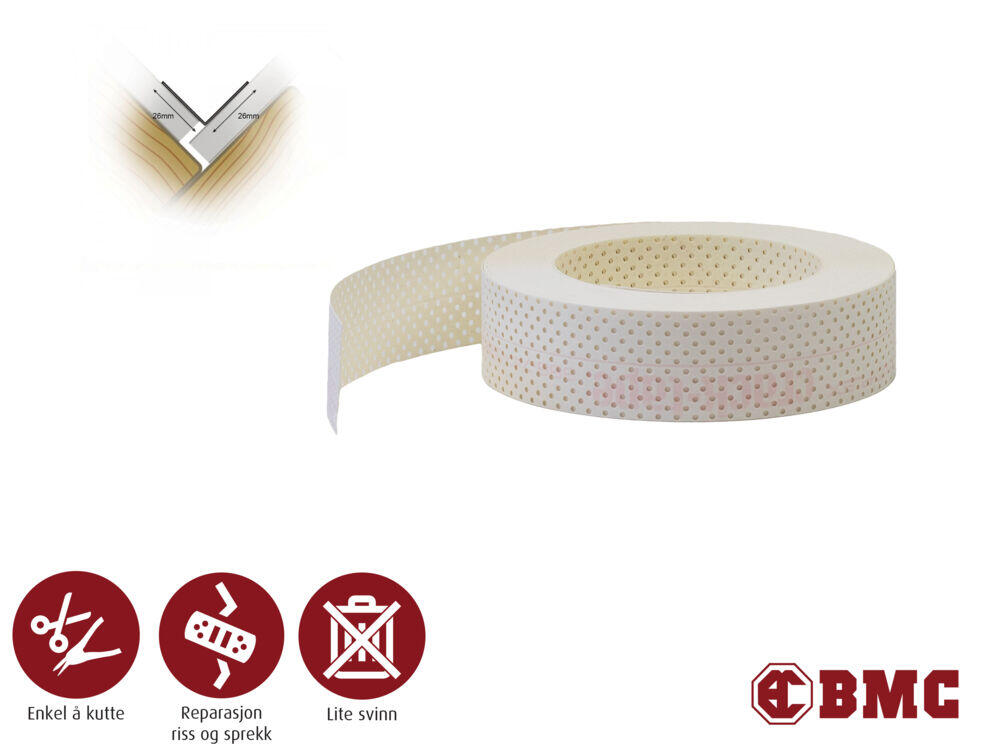 Crack-Tape reparasjonstape/skjøteremse gips