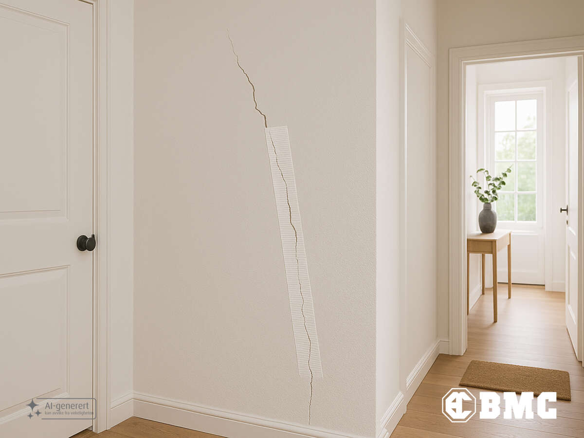 Crack-Tape reparasjonstape/skjøteremse gips