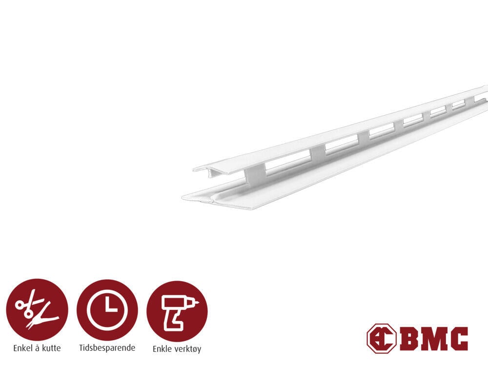 Skjøteliste til utvendig gipsplate 3 meter
